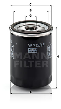 EM-10002 - Oil Filter W 713/16