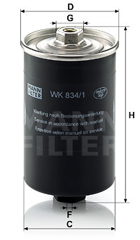 EM-20001 - Fuel Filter WK 834/1