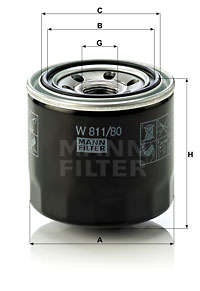 EM-10007 - Oil Filter W 811/80