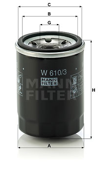EM-10008 - Oil Filter W 610/3
