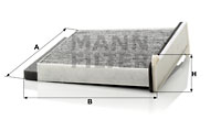 EM-40010 - Cabin Air Filter CUK 2231