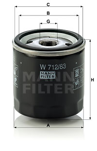 EM-10016 - Oil Filter W 712/83