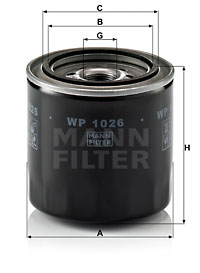 EM-10017 - Oil Filter WP 1026