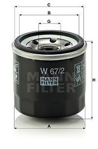 EM-10022 - Oil Filter W 67/2
