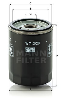 EM-10030 - Oil Filter W 713/20