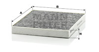 EM-40034 - Cabin Air Filter CUK 2227