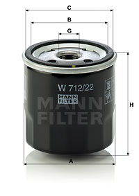 EM-10041 - Oil Filter W 712/22