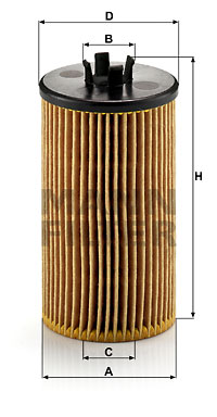 EM-10042 - Oil Filter HU 612/2 x