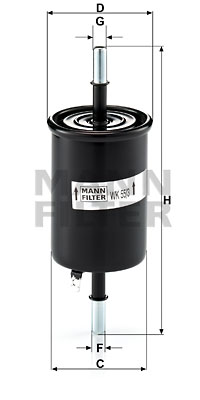 EM-20021 - Fuel Filter WK 55/3