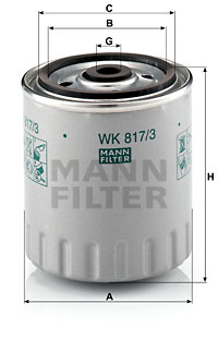 EM-20027 - Fuel Filter WK 817/3 x