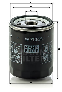 EM-10053 - Oil Filter W 713/28