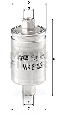 EM-20030 - Fuel Filter WK 612/3