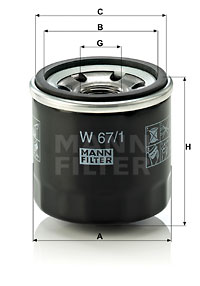 EM-10054 - Oil Filter W 67/1