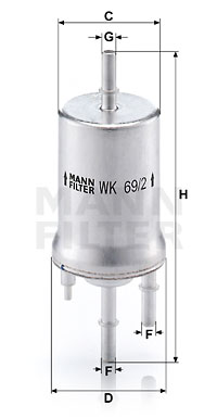 EM-20032 - Fuel Filter WK 69/2