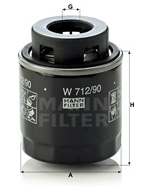 EM-10057 - Oil Filter W 712/90