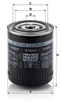 EM-10060 - Oil Filter W 930/21