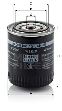 EM-10060 - Oil Filter W 930/21