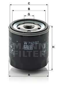 EM-10063 - Oil Filter W 712/92