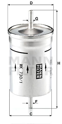 EM-20039 - Fuel Filter WK 730/1