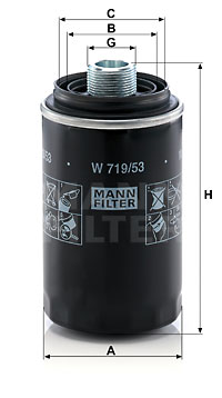 EM-10076 - Oil Filter W 719/53