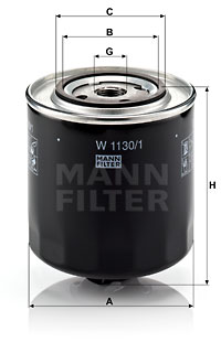 EM-10082 - Oil Filter W 1130/1