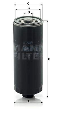 EM-10083 - Oil Filter W 735/1