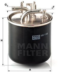 EM-20066 - Fuel Filter WK 1136