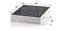 EM-40093 - Cabin Air Filter CUK 25 001