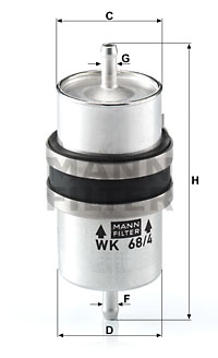 EM-20078 - Fuel Filter WK 68/4