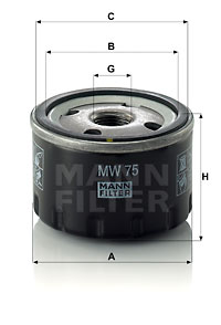 EM-10103 - Oil Filter MW 75