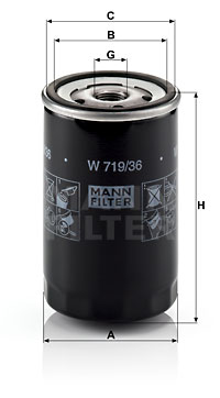 EM-10106 - Oil Filter W 719/36