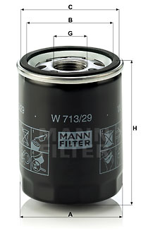 EM-10109 - Oil Filter W 713/29