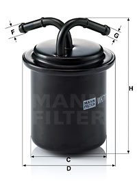 EM-20085 - Fuel Filter WK 711