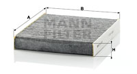 EM-40123 - Cabin Air Filter CUK 2145