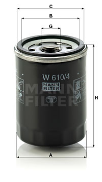 EM-10112 - Oil Filter W 610/4