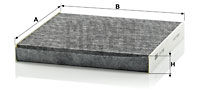 EM-40135 - Cabin Air Filter CUK 2358