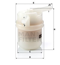 EM-20089 - Fuel Filter WK 44/6