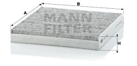 EM-40141 - Cabin Air Filter CUK 2149