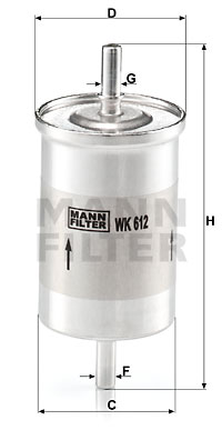 EM-20091 - Fuel Filter WK 612