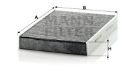 EM-40155 - Cabin Air Filter CUK 2743