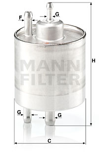 EM-20093 - Fuel Filter WK 711/1