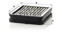 EM-40164 - Cabin Air Filter CUK 22 000-2