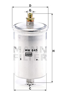 EM-20098 - Fuel Filter WK 845