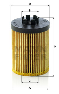 EM-10131 - Oil Filter HU 712/8 x