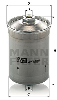 EM-20118 - Fuel Filter WK 830/6