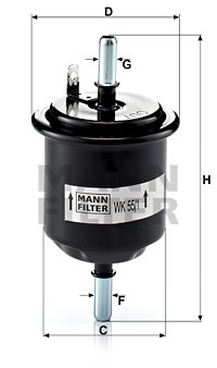EM-20119 - Fuel Filter WK 55/1