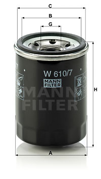 EM-10152 - Oil Filter W 610/7