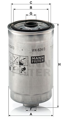 EM-20122 - Fuel Filter WK 824/3