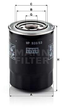 EM-10155 - Oil Filter WP 928/83