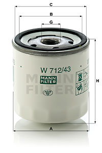 EM-10157 - Oil Filter W 712/43